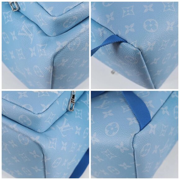LOUIS VUITTON Monogram Clouds Multi Pocket Backpack Blue M45441 Auth yk18948M - Picture 16 of 16